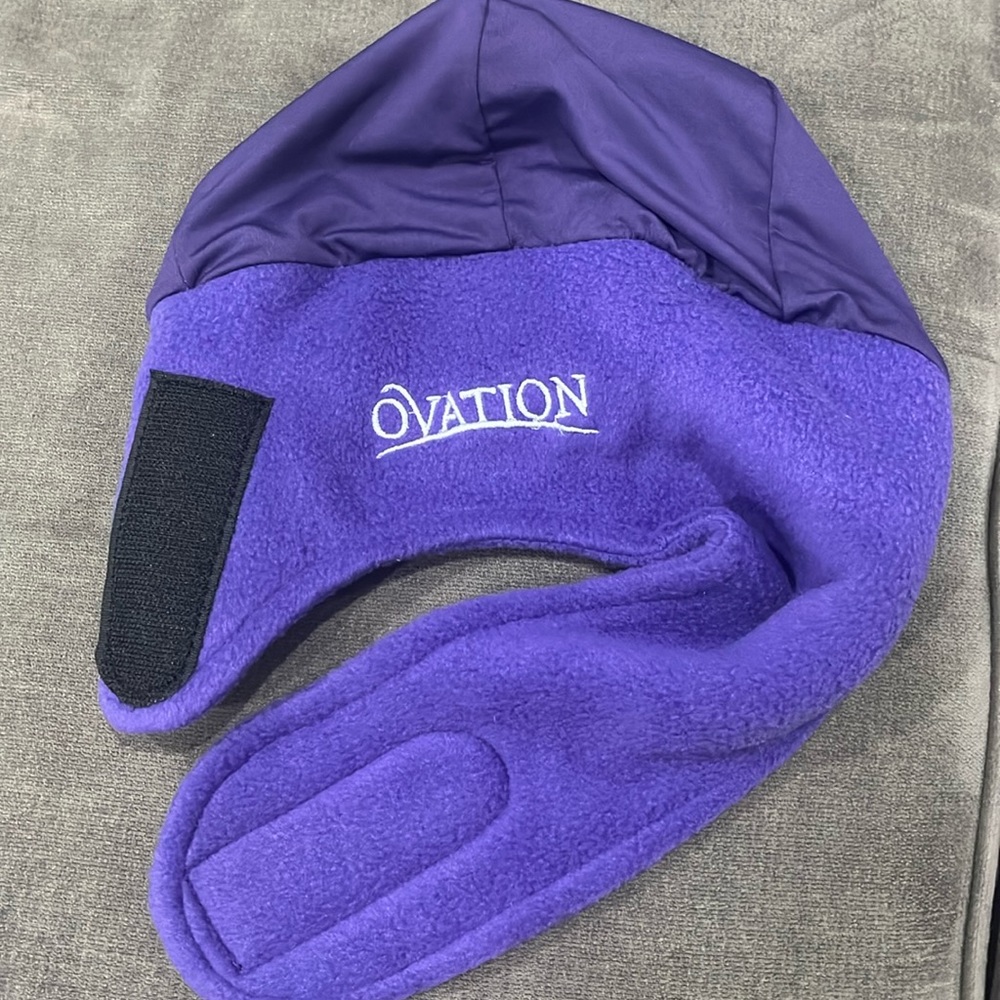 Purple kids Ovation winter helmet cover